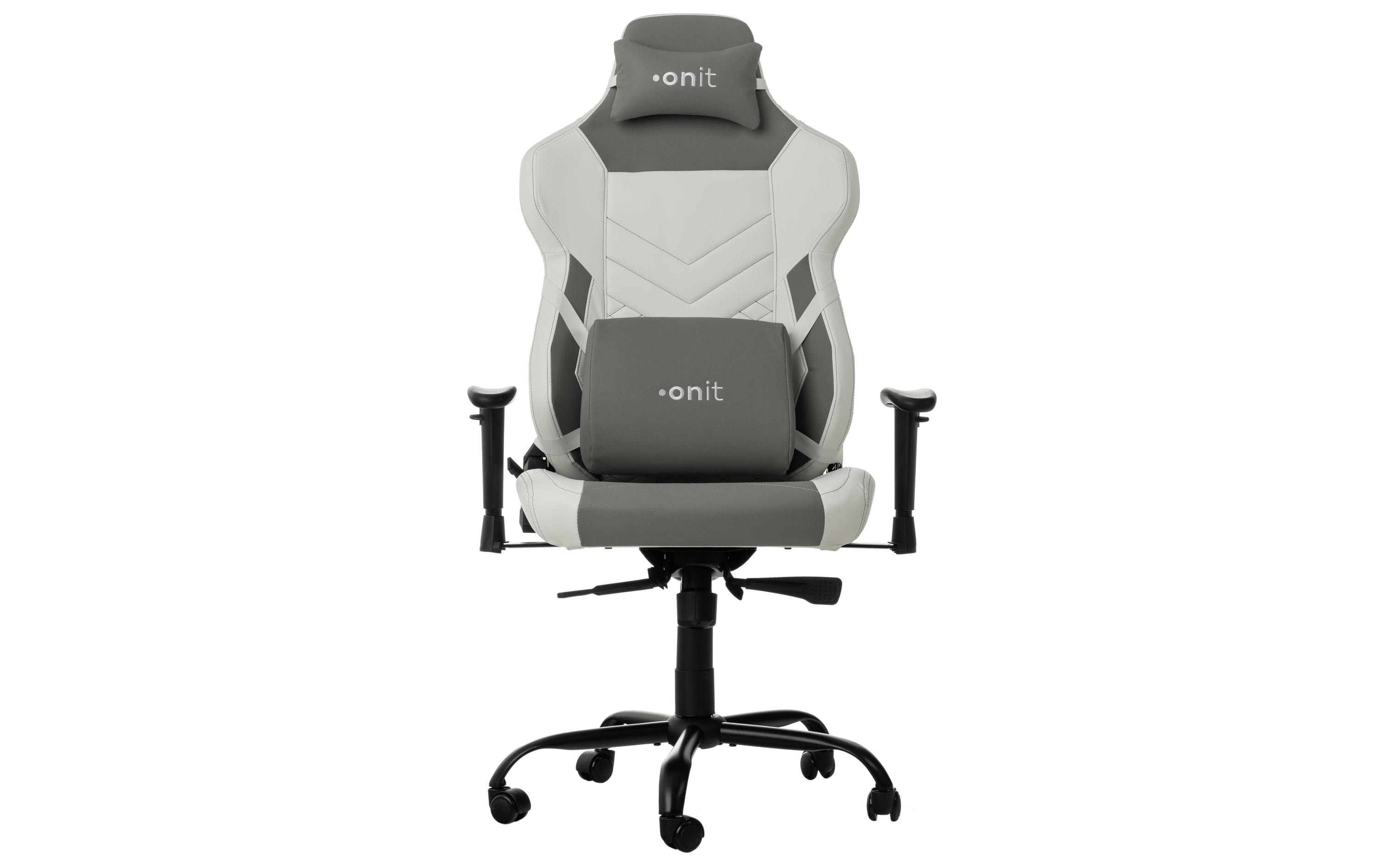 onit Gaming-Stuhl Weiss/Grau