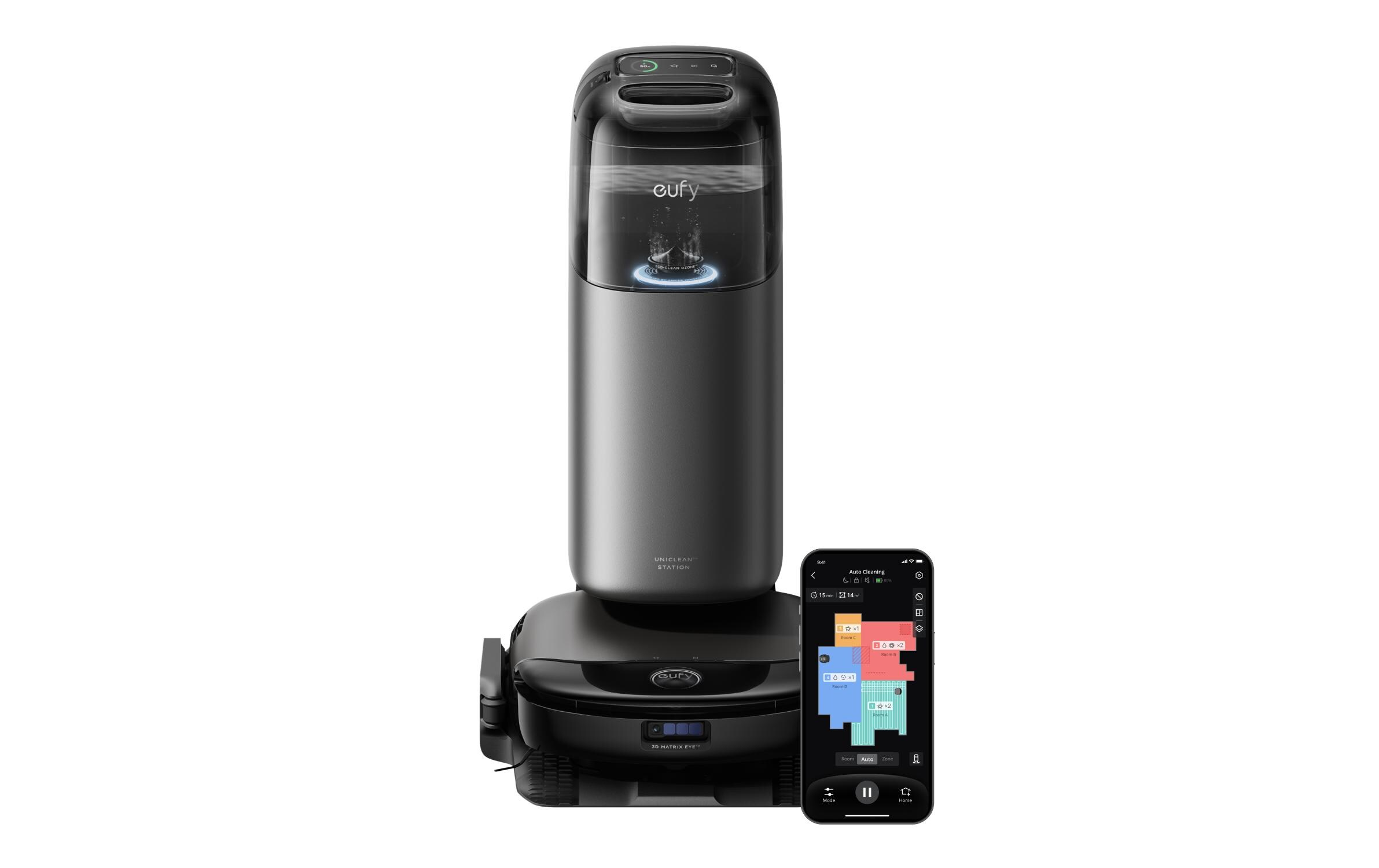 eufy Saug- und Wischroboter Omni S1 Pro mit Clean Base