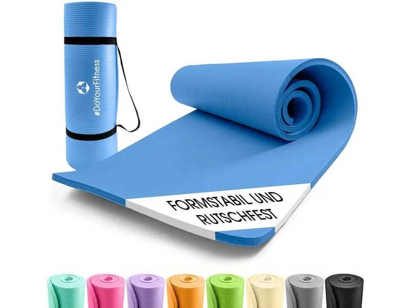 World Fitness Fitnessmatte Jivan 183 cm x 61 cm, Blau World Fitness Fitnessmatte Jivan 183 cm x 61 cm, Blau