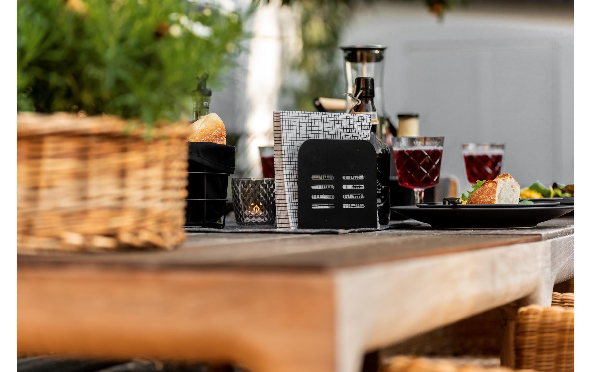 Wenko Serviettenhalter Baco Schwarz