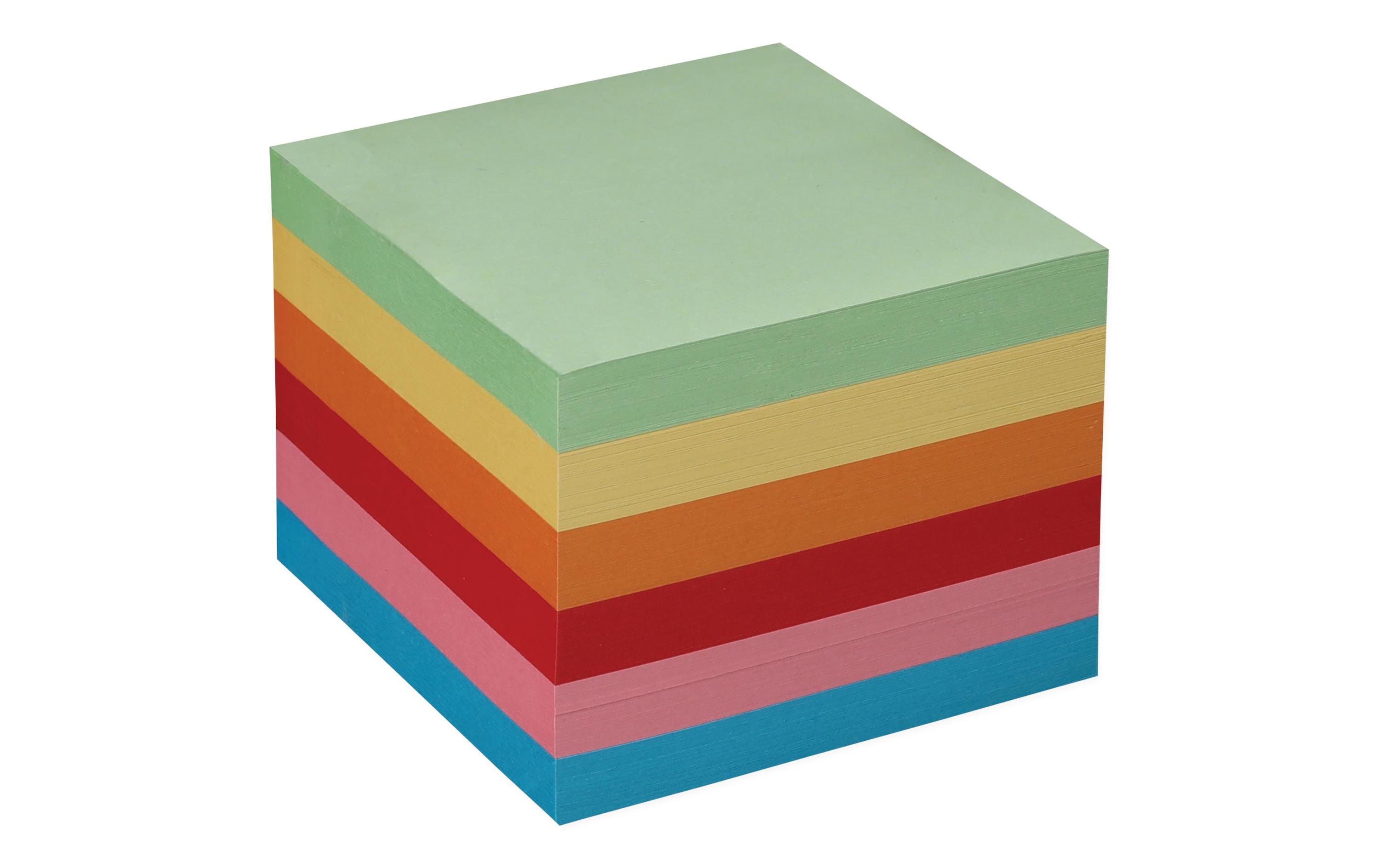 Büroline Notizzettel 90 x 90 mm Farbig, blanko, 700 Blatt Büroline Notizzettel 90 x 90 mm Farbig, blanko, 700 Blatt