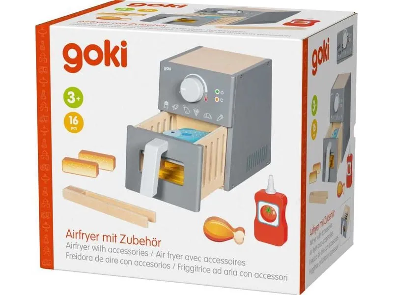 Goki Airfryer mit Zubehör 15 x 21.2 x 19 cm