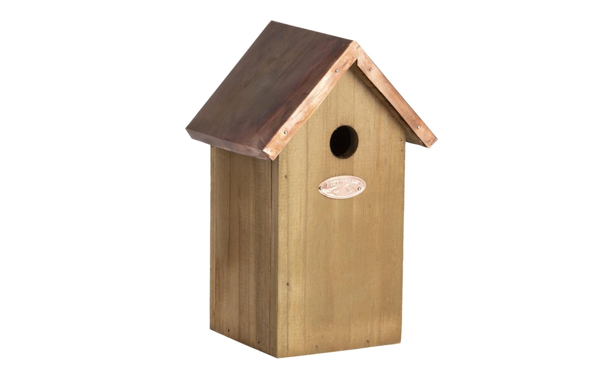 Esschert Design Nistkasten Blaumeise mit Kupferdach
