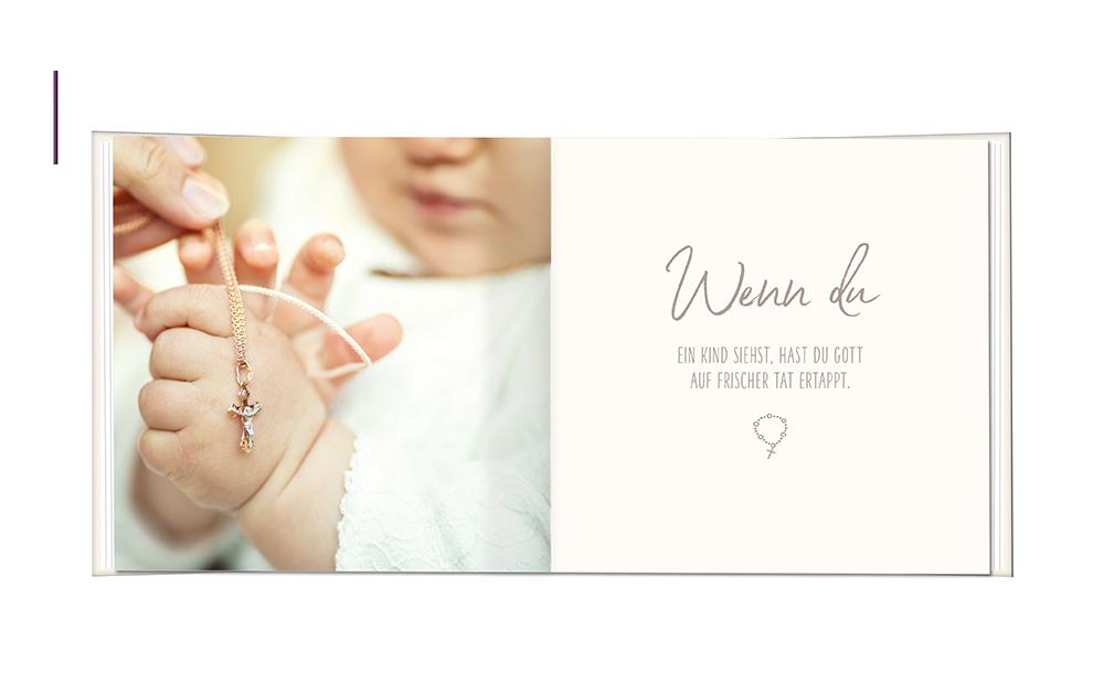 Grafik Werkstatt Minibuch Zur Taufe