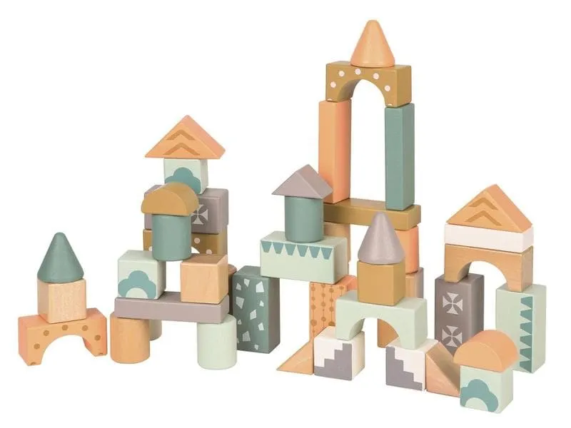 Spielba Holzspielwaren Holzbausteine 100 Stück Spielba Holzspielwaren Holzbausteine 100 Stück