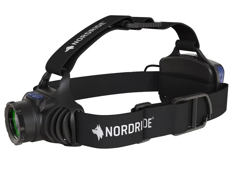 Nordride Stirnlampe Active Pro R Hybrid Schwarz, 500 lm, IP65 Nordride Stirnlampe Active Pro R Hybrid Schwarz, 500 lm, IP65