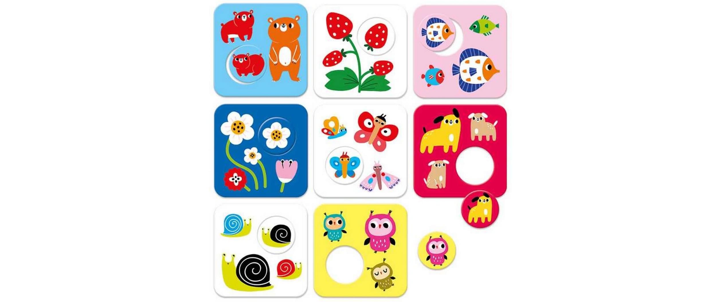 Banana Panda Puzzle High Contrast Match the Batch 16 Teile 8 Puzzles
