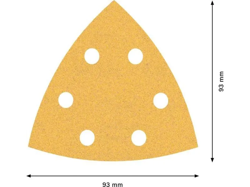 Bosch Professional Schleifpapier EXPERT C470, 93 mm, G 100, 5 Stück Bosch Professional Schleifpapier EXPERT C470, 93 mm, G 100, 5 Stück