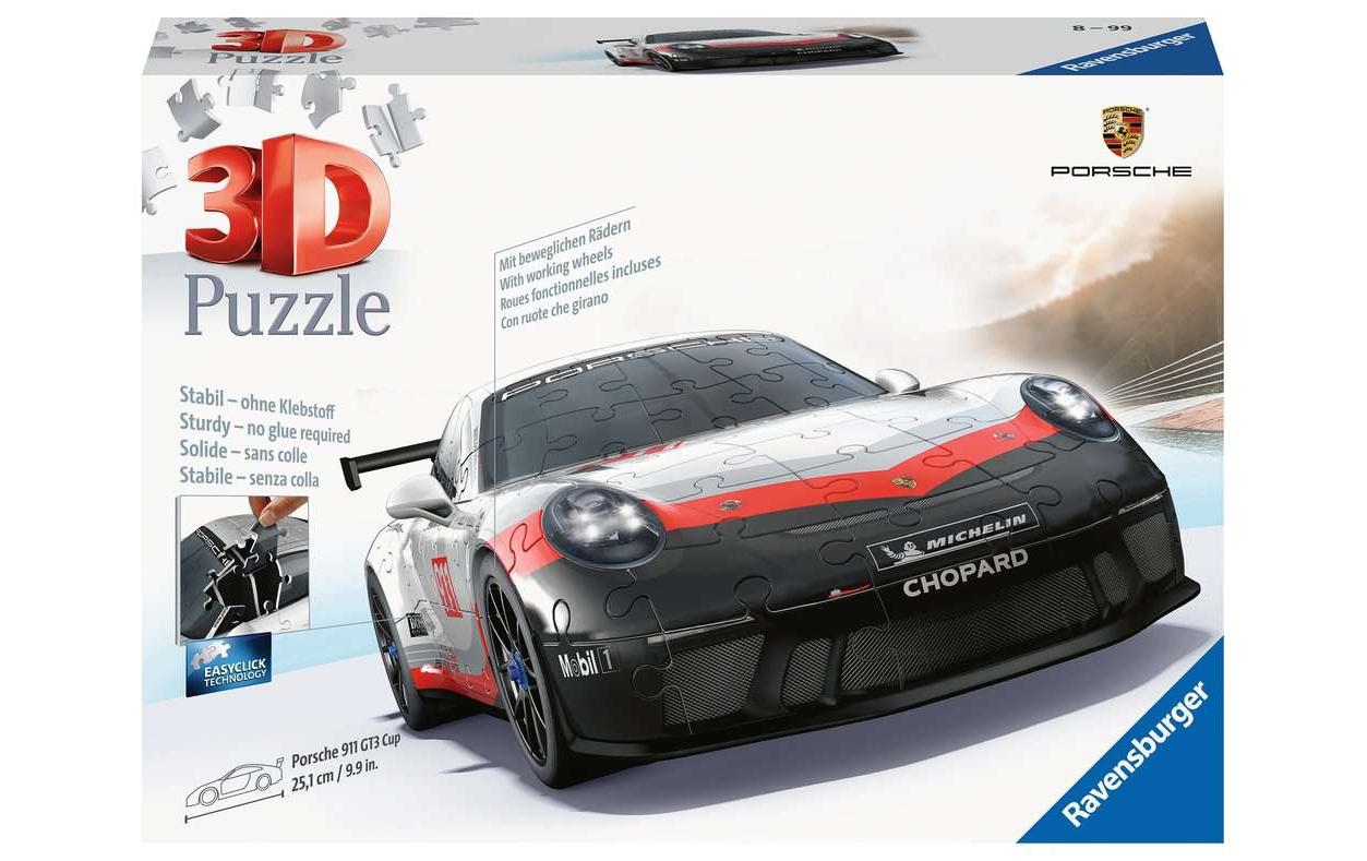 Ravensburger 3D Puzzle Porsche 911 GT3 Cup