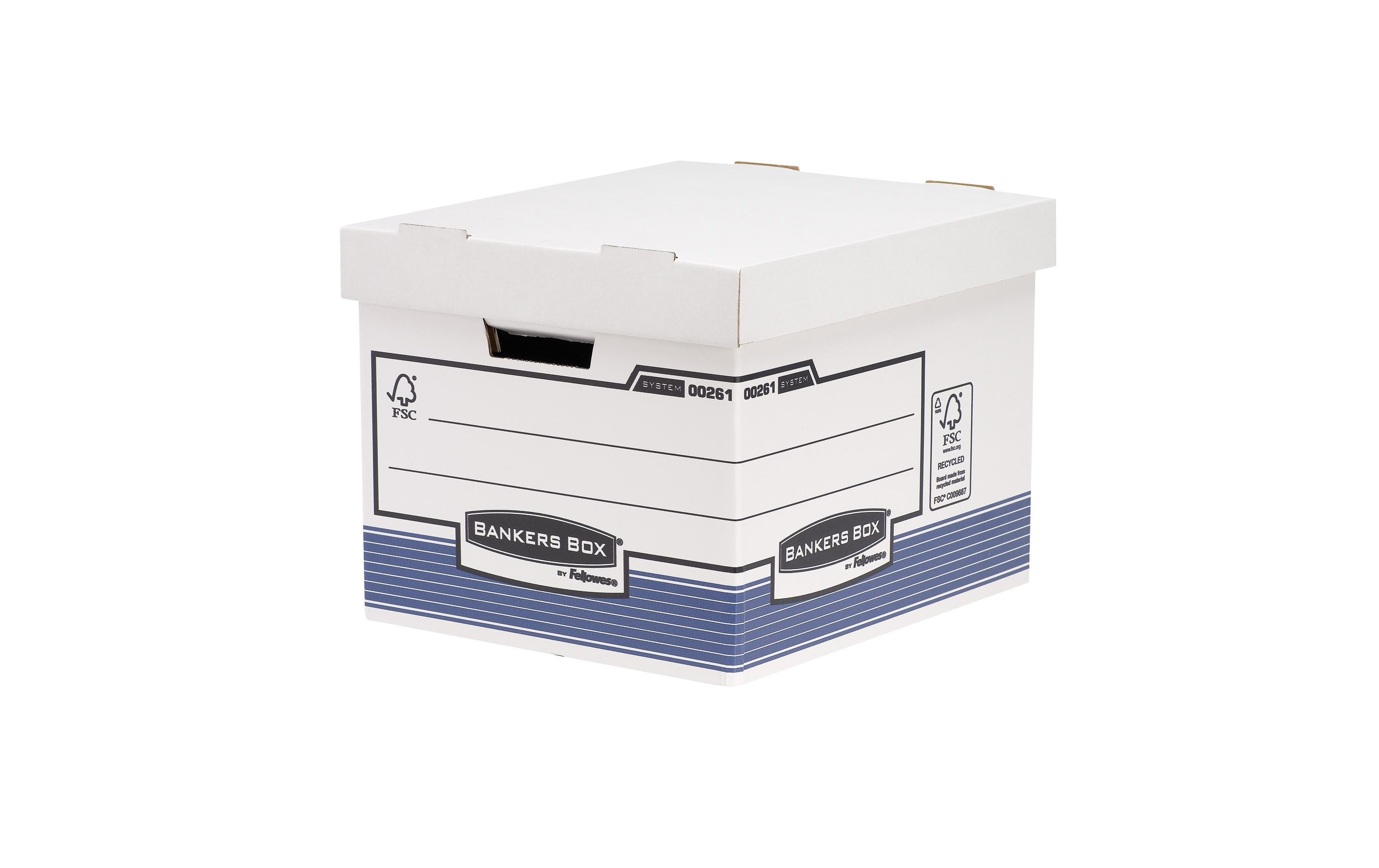 Fellowes Archivschachtel R-Kive Blau/Weiss