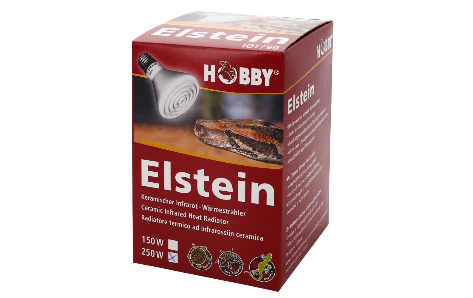 Hobby Terraristik Terrarienlampe Elstein Strahler, E27, IOT 90 / 250 W Hobby Terraristik Terrarienlampe Elstein Strahler, E27, IOT 90 / 250 W