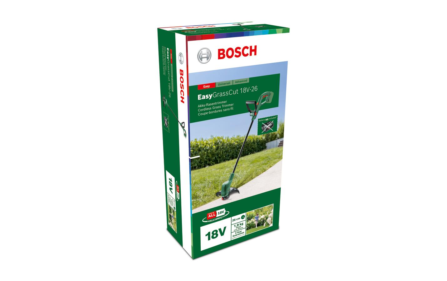 Bosch Akku-Rasentrimmer EasyGrassCut 18 V - 26 Solo