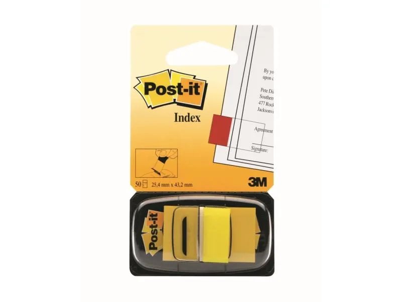 Post-it Page Marker Post-it Index 50 Stück Gelb Post-it Page Marker Post-it Index 50 Stück Gelb