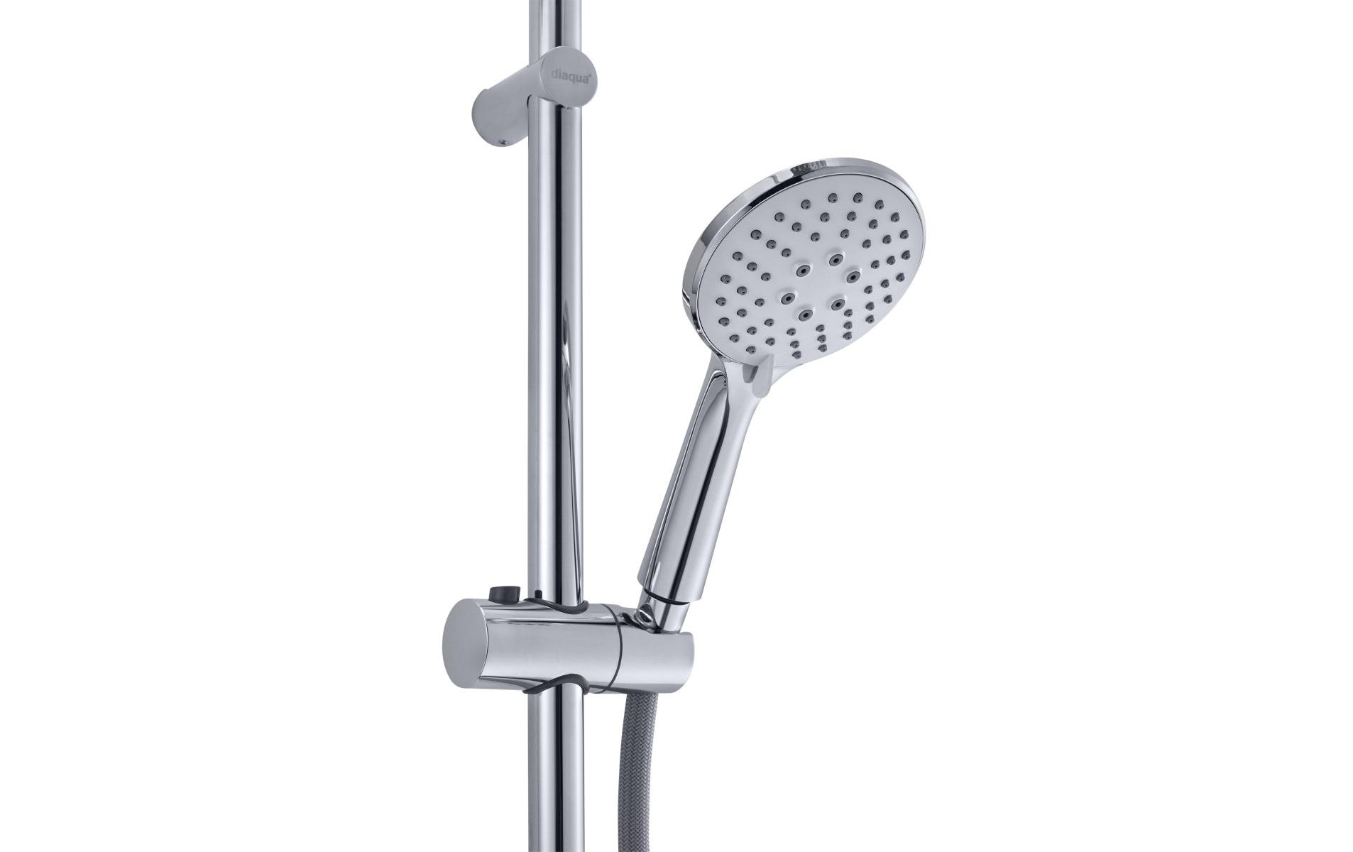 diaqua® Duschsystem Naiad Turn, Verchromt