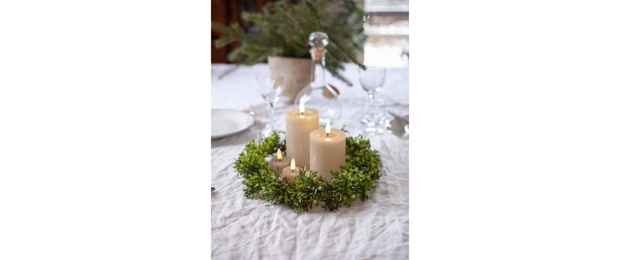 Star Trading LED Teelichter Set 2 Pack Flow 5 cm – Beige