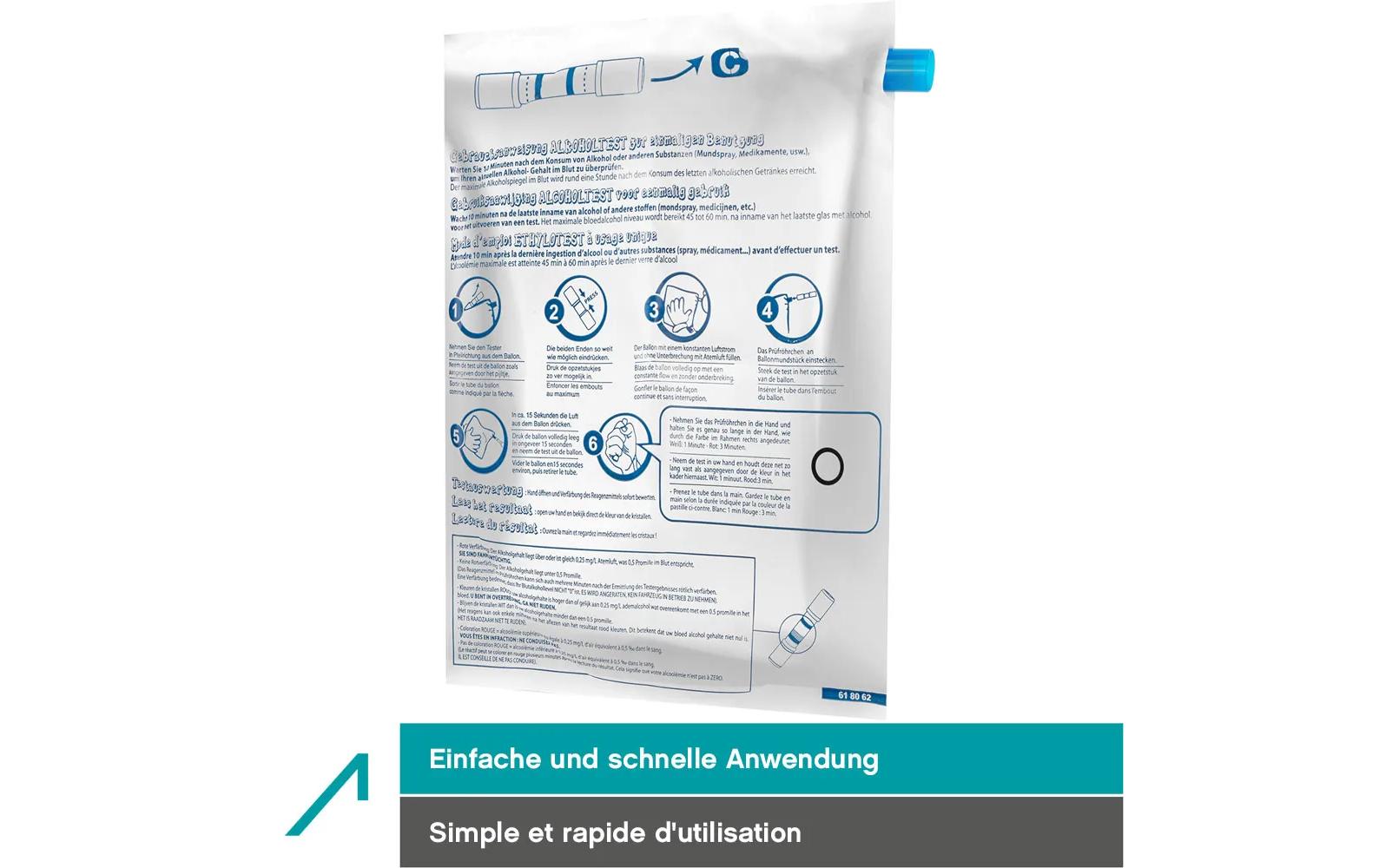 ACE Alkoholtester Einweg 5 Stück