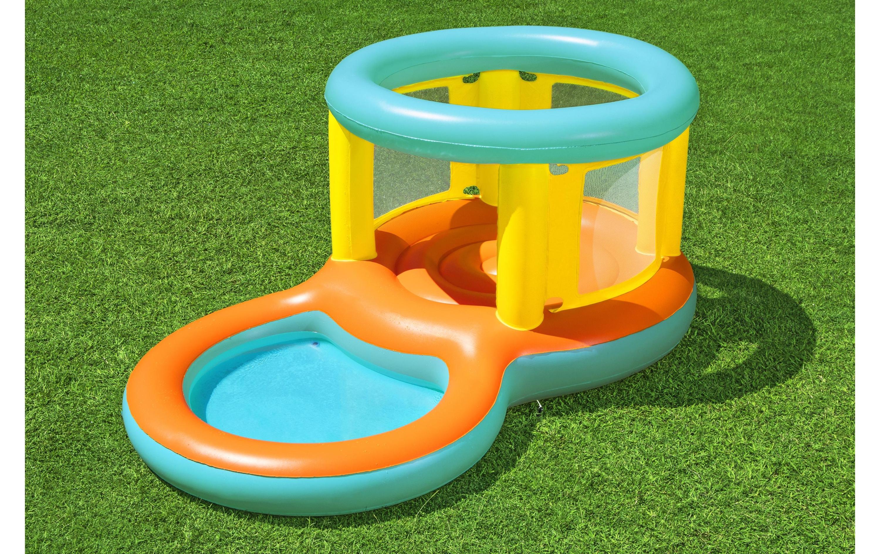 Bestway Planschbecken Jumptopia Bouncer & Play 239 x 142 x 102 cm