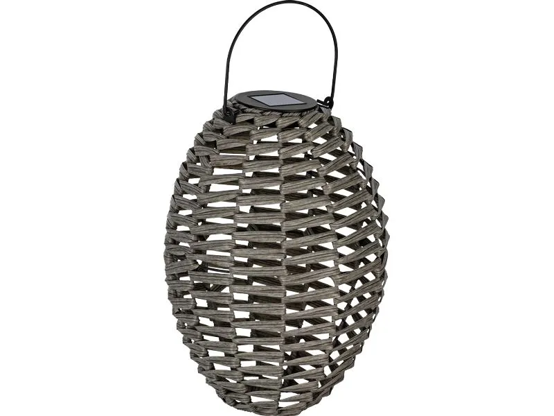 EGLO Leuchten Solar Laterne Kunststoff Grau