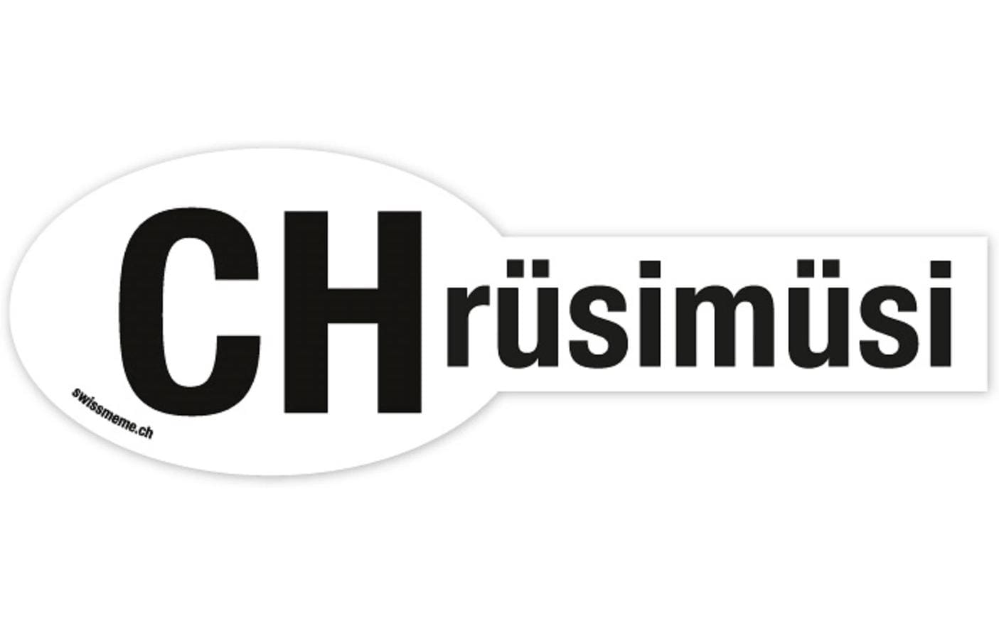 Swissmeme Automagnet CHrüsimüsi, 23 x 7.5 cm
