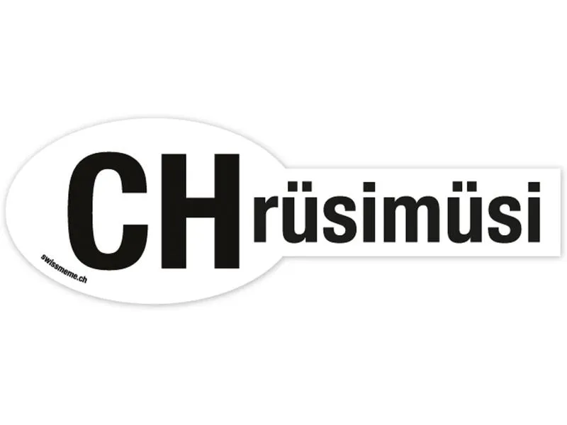 Swissmeme Automagnet CHrüsimüsi, 23 x 7.5 cm Swissmeme Automagnet CHrüsimüsi, 23 x 7.5 cm