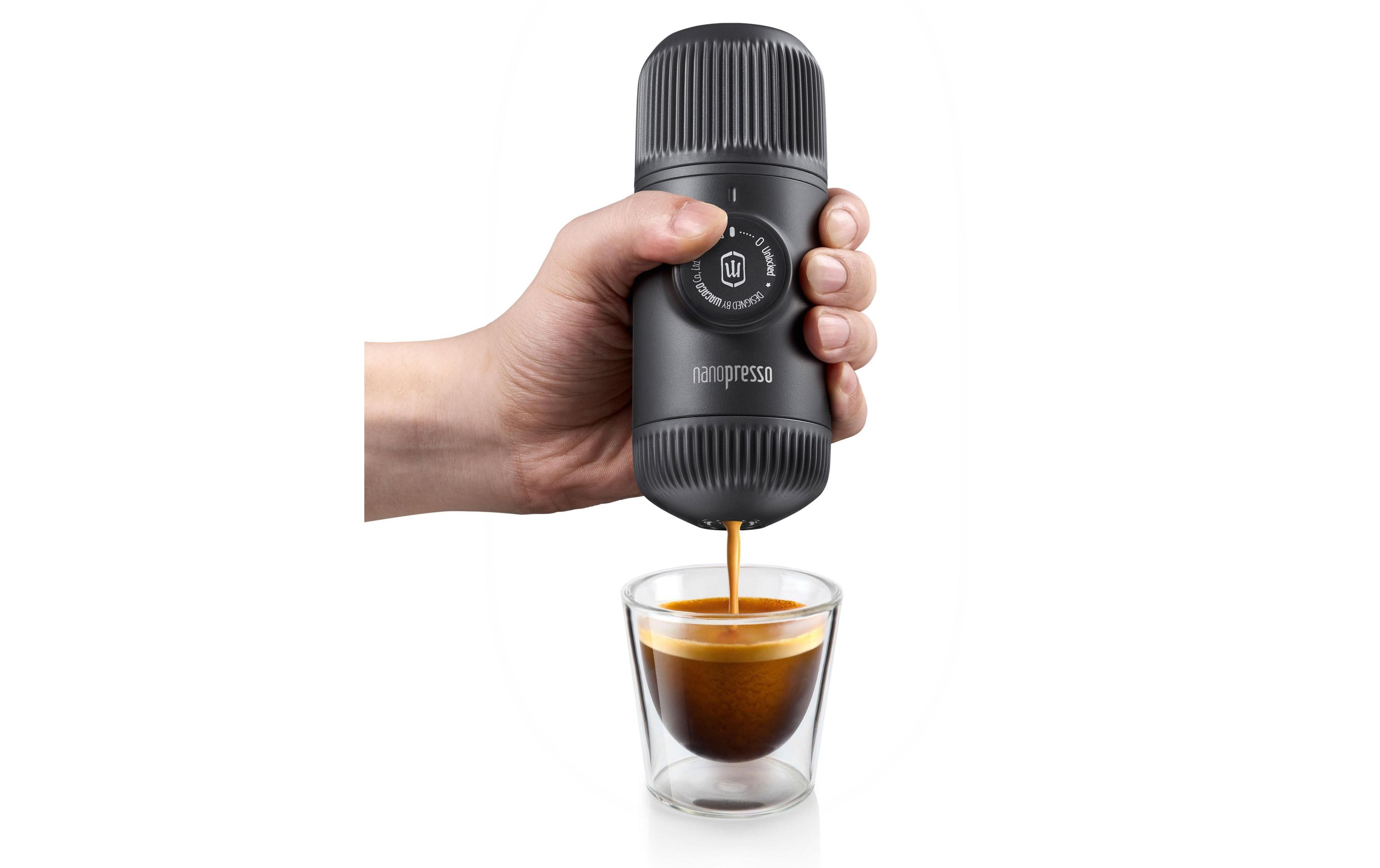 Wacaco Reisekaffeemaschine Nanopresso Schwarz