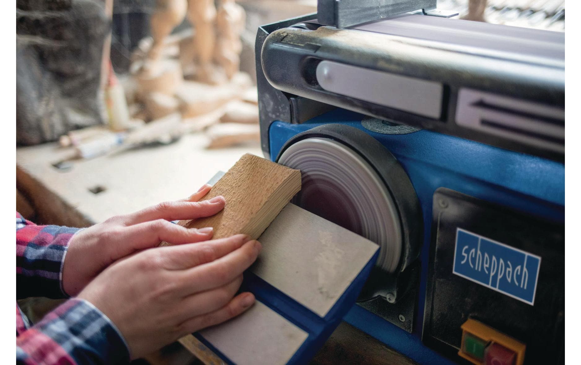 Scheppach Band-Tellerschleifer BTS800