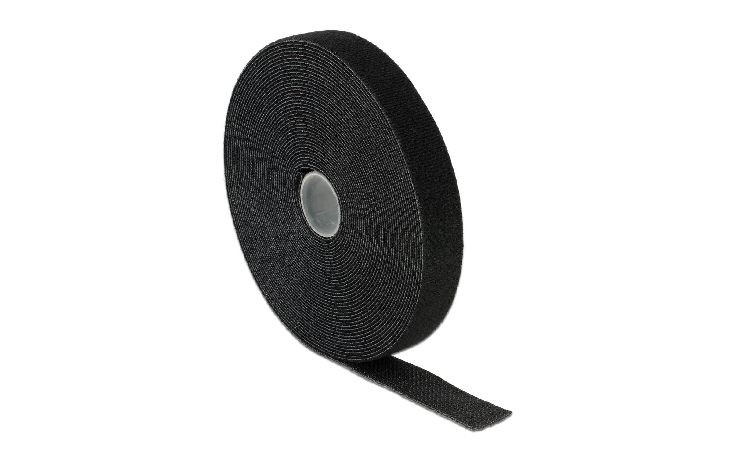 Delock Klettband-Rolle 10 m x 20 mm Schwarz Delock Klettband-Rolle 10 m x 20 mm Schwarz