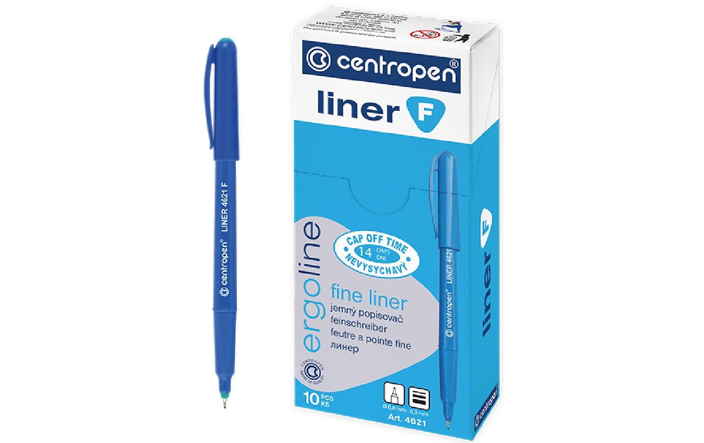 Büromaterial Fineliner Office Focus 10 Stück, Grün