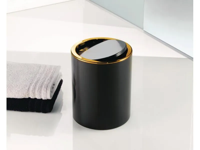 Kleine Wolke Swingeimer Clap 5 l, Gold/Schwarz Kleine Wolke Swingeimer Clap 5 l, Gold/Schwarz