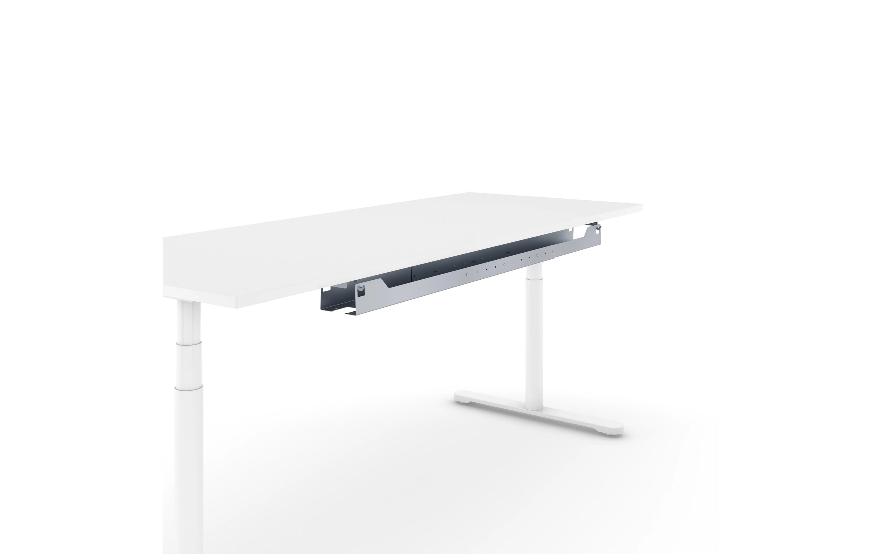 Actiforce Kabelwanne Stretch, 1040 - 1840 mm, Silbergrau