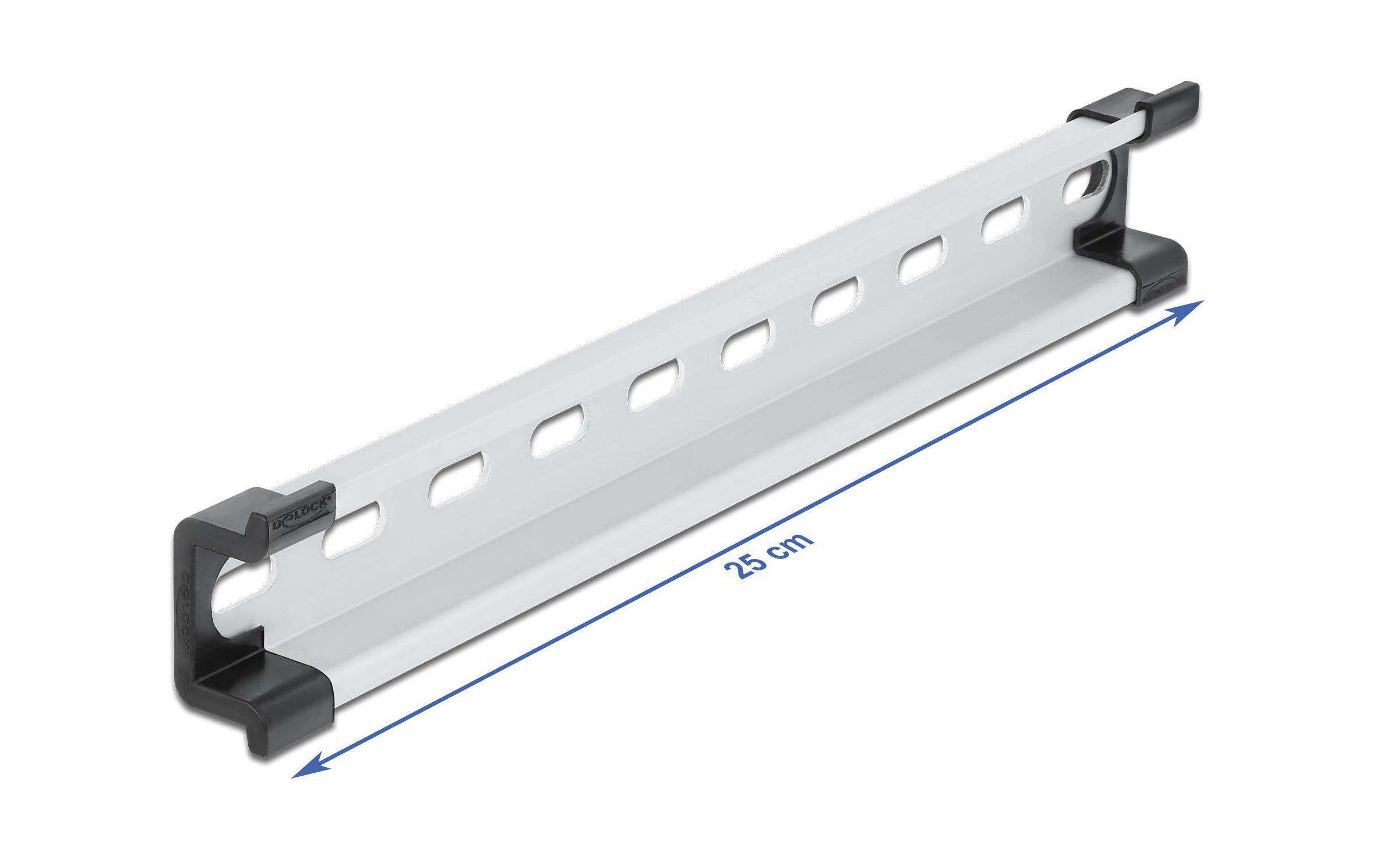Delock Hutschiene/DIN Rail 35 x 15 mm, 25 cm aus Aluminium