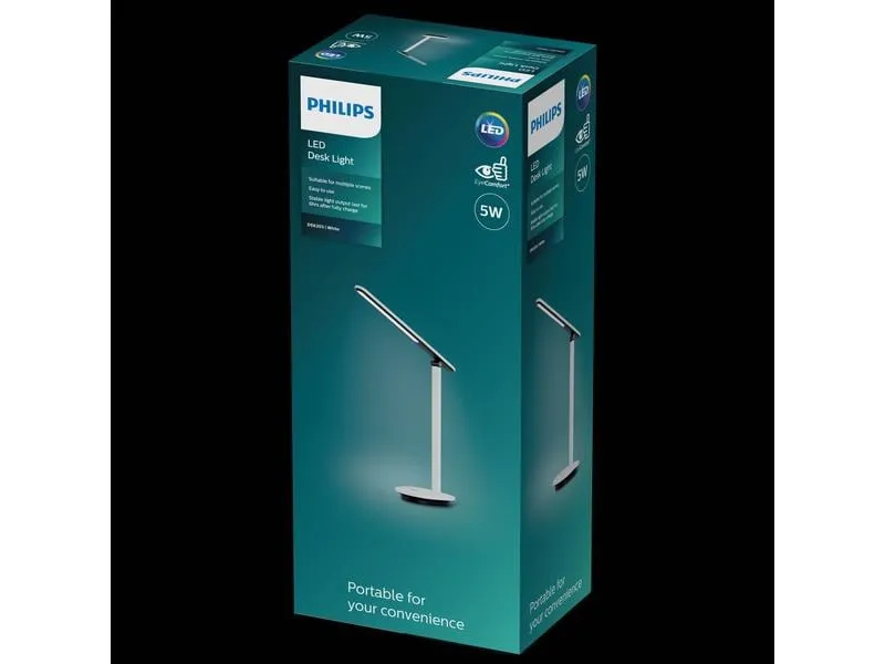 Philips Schreibtischleuchte Ivory DSK203 27-50K Weiss Dimmbar