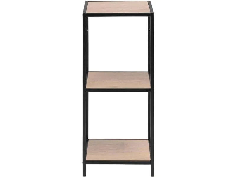 AC Design Regal Seaford 35 x 37 x 82.5 cm, Nature/Schwarz