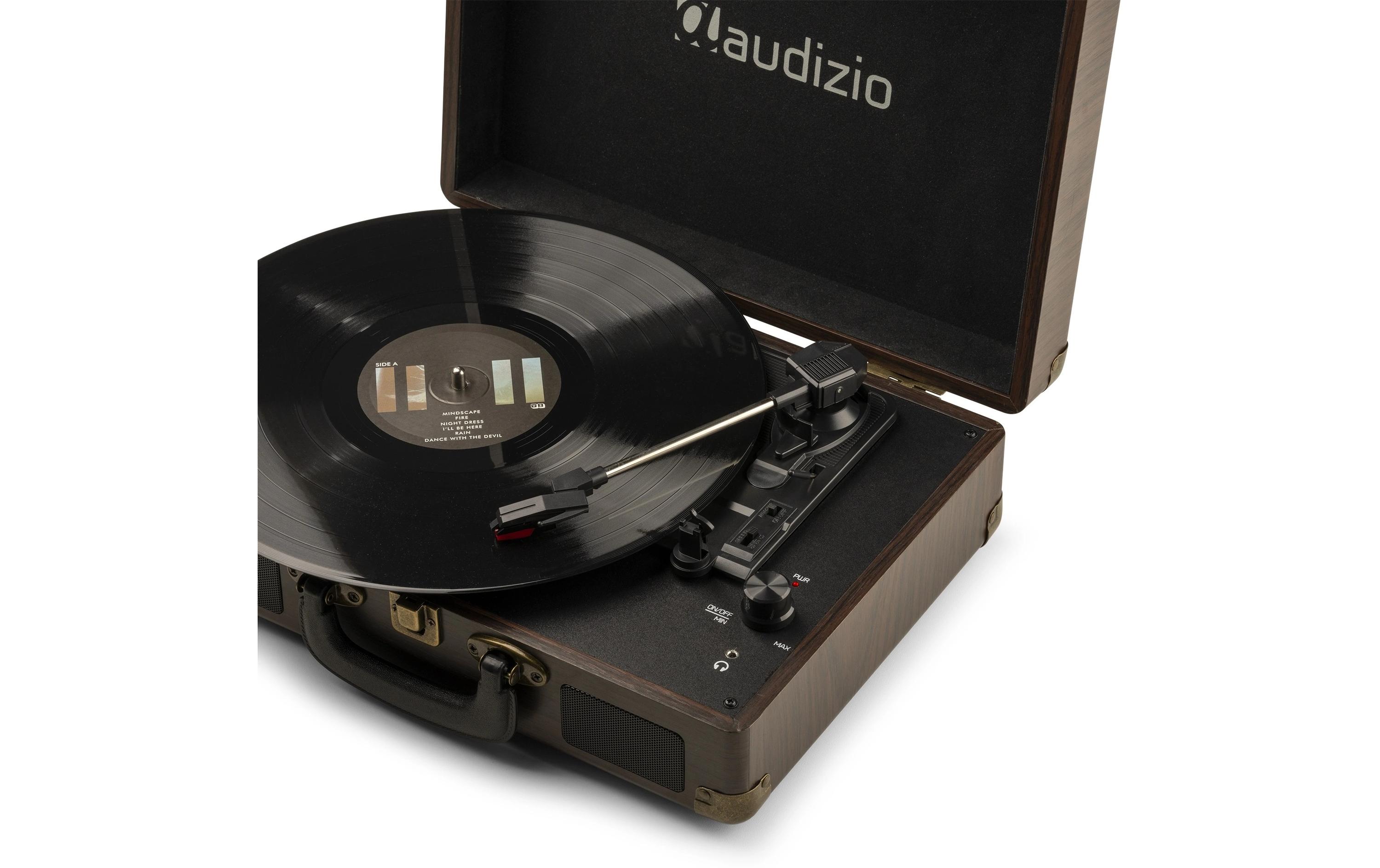 Audizio Plattenspieler RP114 Dunkelbraun
