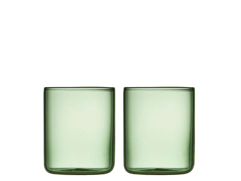 Lyngby Schnapsglas Torino Grün, 2 Stück, 5.5 cl