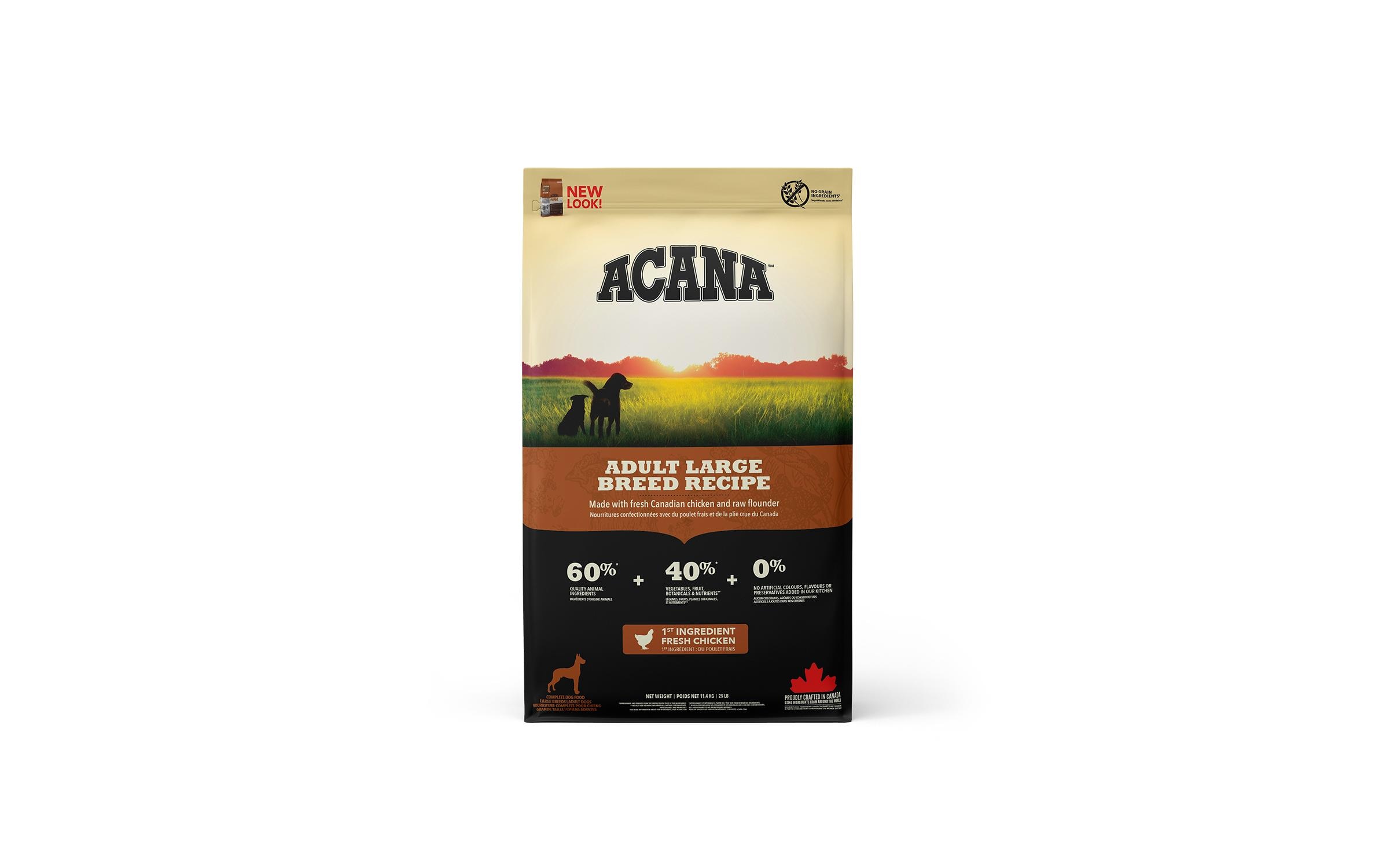 Acana Trockenfutter Adult Large Breed Recipe, 11.4 kg Acana Trockenfutter Adult Large Breed Recipe, 11.4 kg