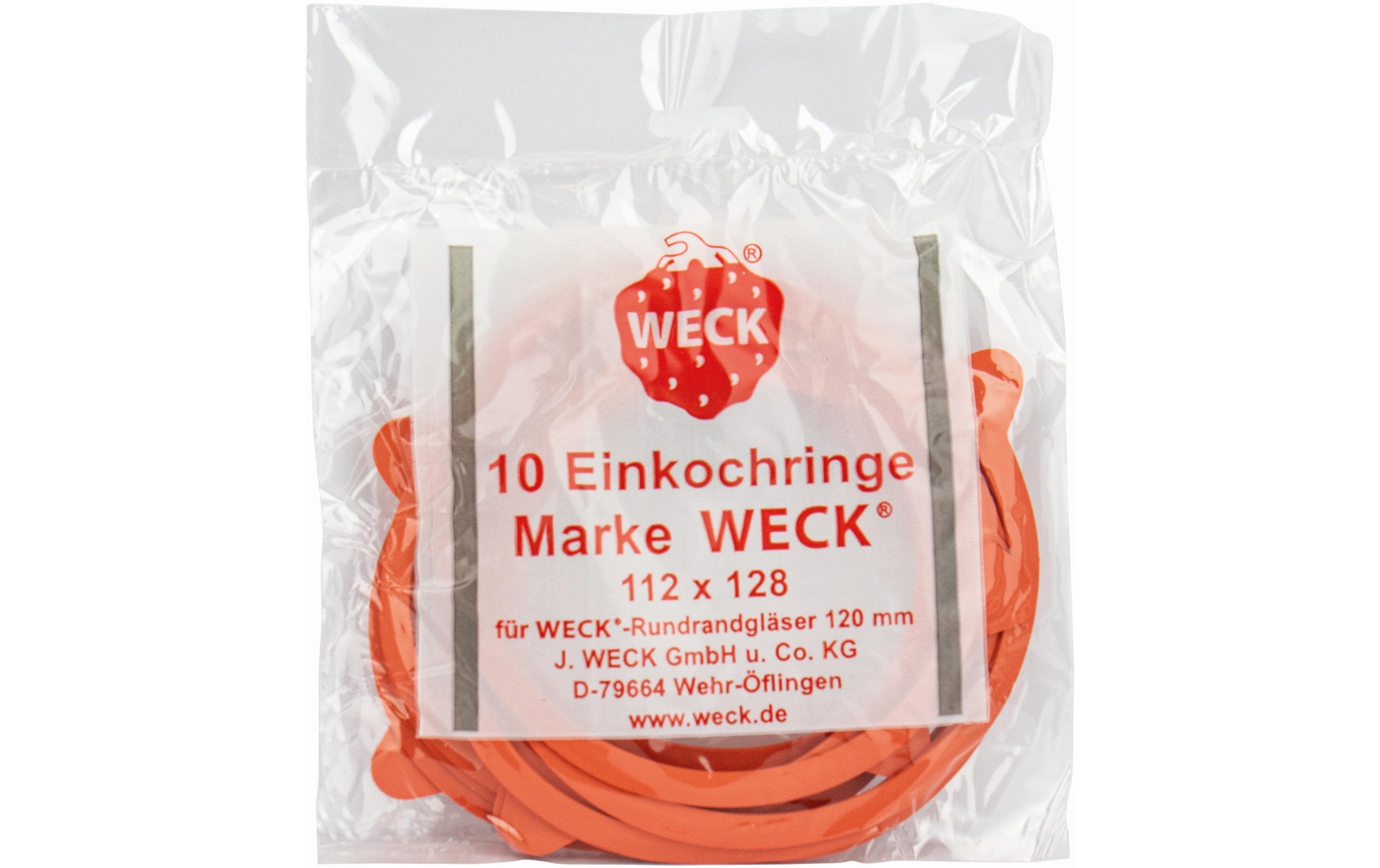 Weck Gummidichtring Ø 12 cm 10 Stück, Rot