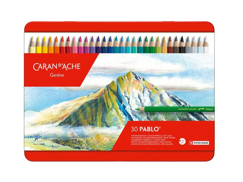 Caran d'Ache Farbstifte Pablo 30 Stück Caran d'Ache Farbstifte Pablo 30 Stück