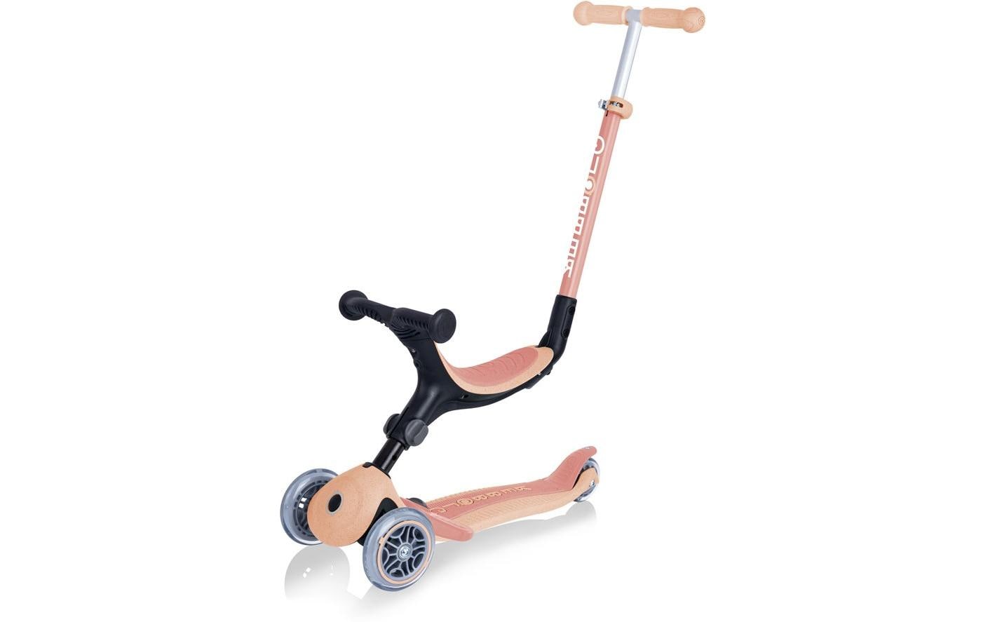 GLOBBER Scooter GO UP Foldable Plus Eco Peach GLOBBER Scooter GO UP Foldable Plus Eco Peach
