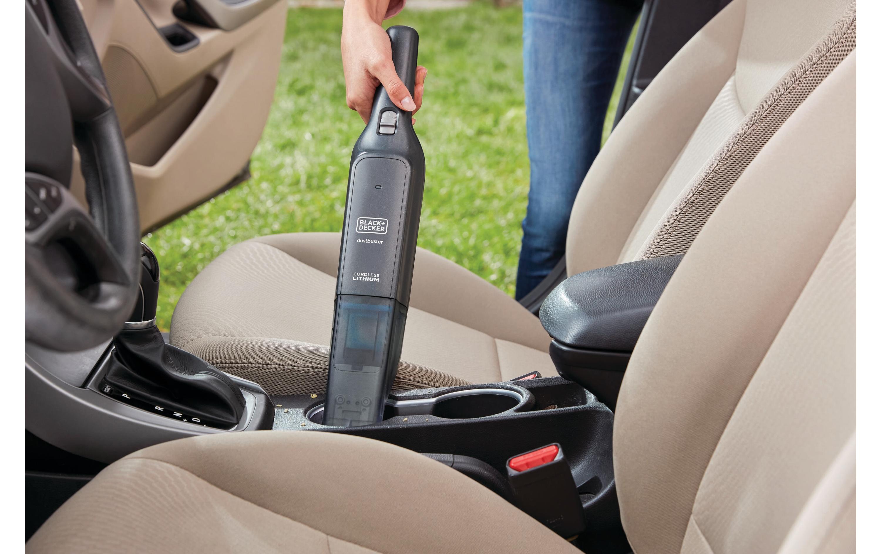 BLACK+DECKER Akku-Handsauger Dustbuster XXL Titanium