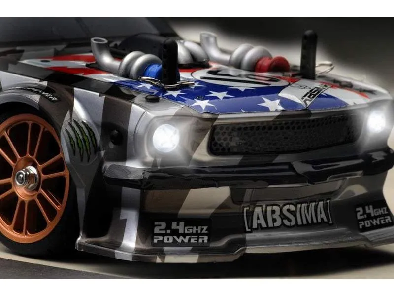 Absima Touring Car FUN MAKER neon genesis, 4WD, RTR, 1:16