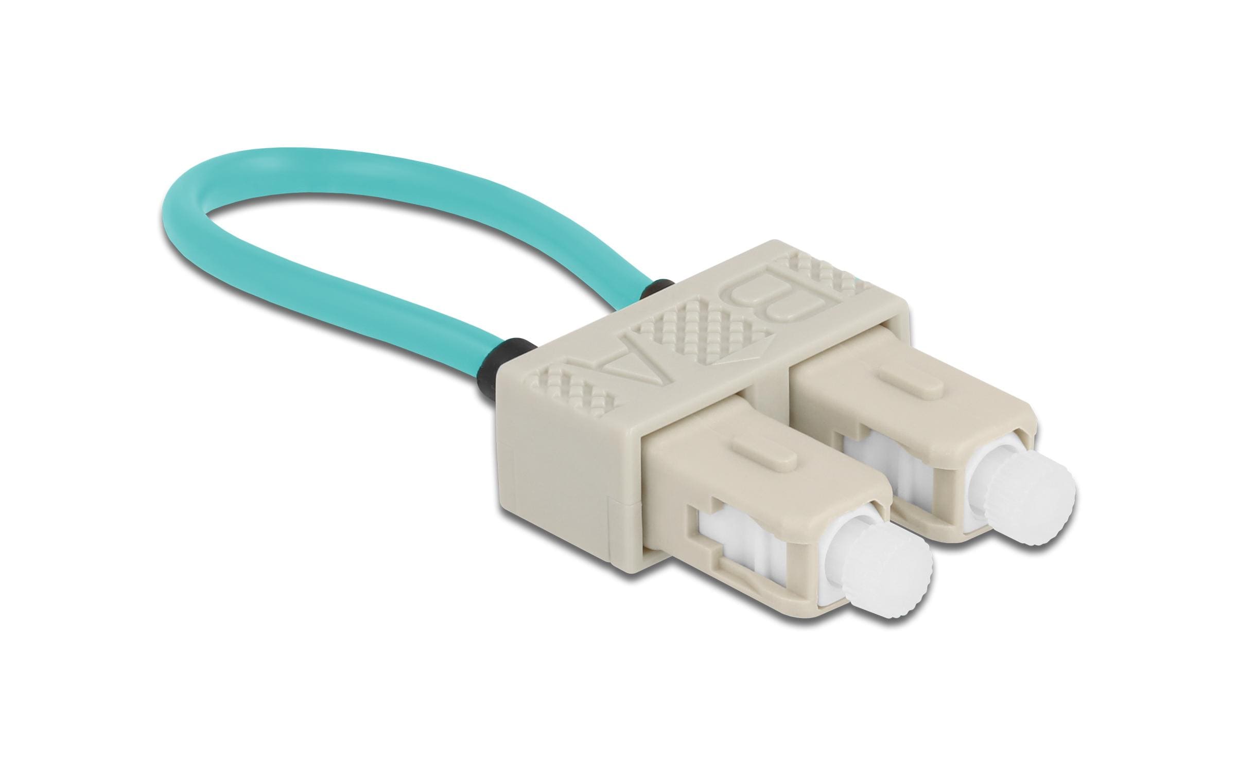 Delock LWL Loopback Adapter SC / OM3 Multimode, Beige