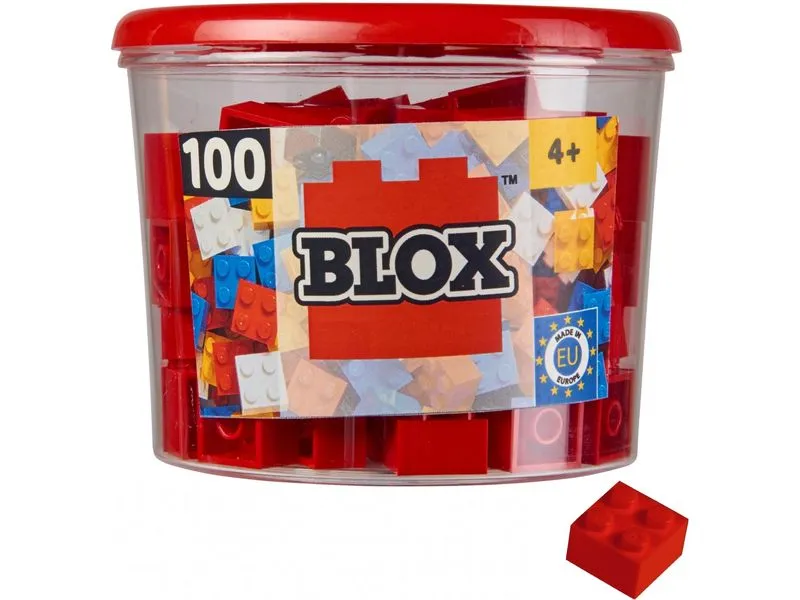 BLOX Bausteine 100 rote 4er Steine BLOX Bausteine 100 rote 4er Steine