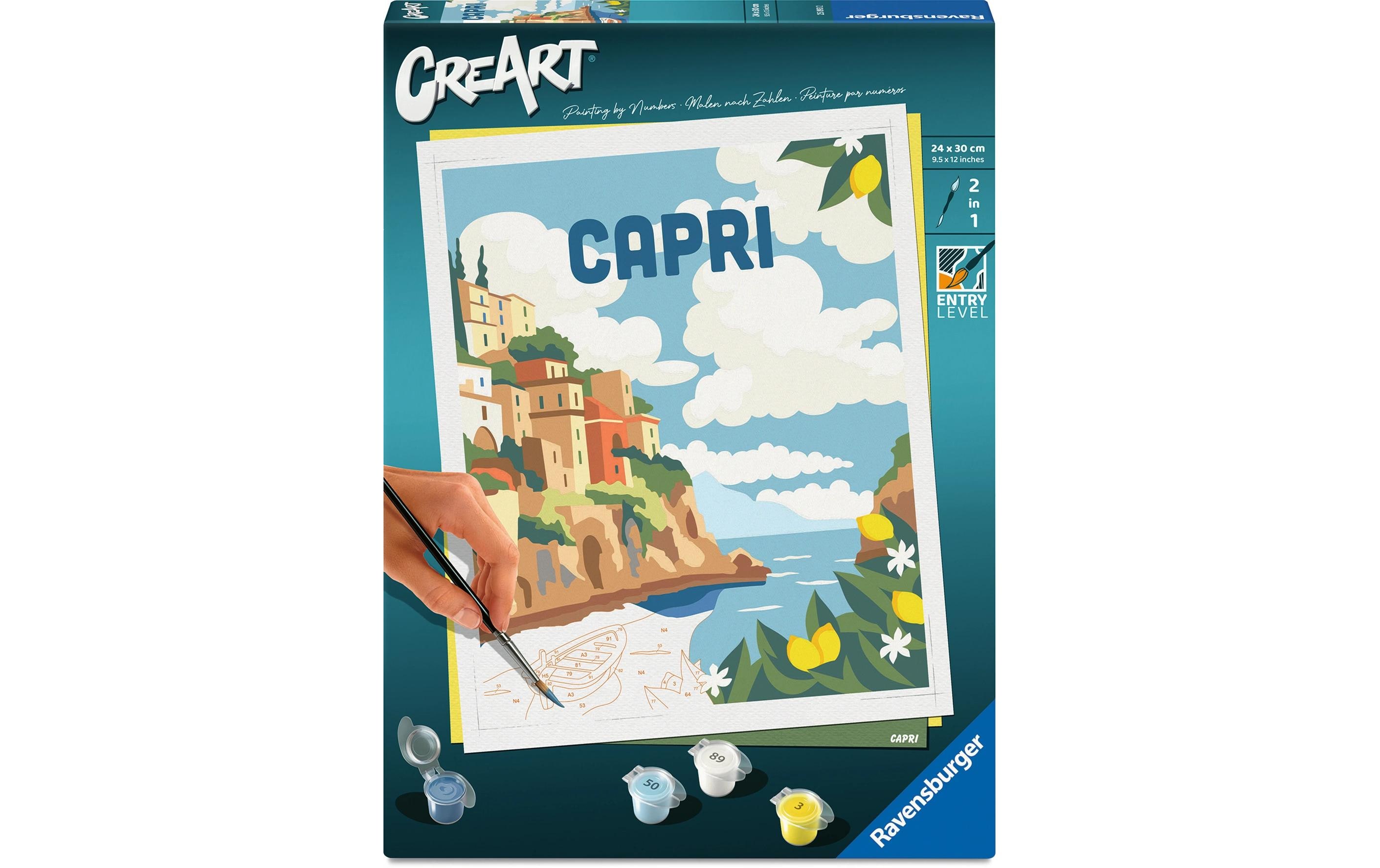 Ravensburger Malen nach Zahlen CreArt – Capri Ravensburger Malen nach Zahlen CreArt – Capri