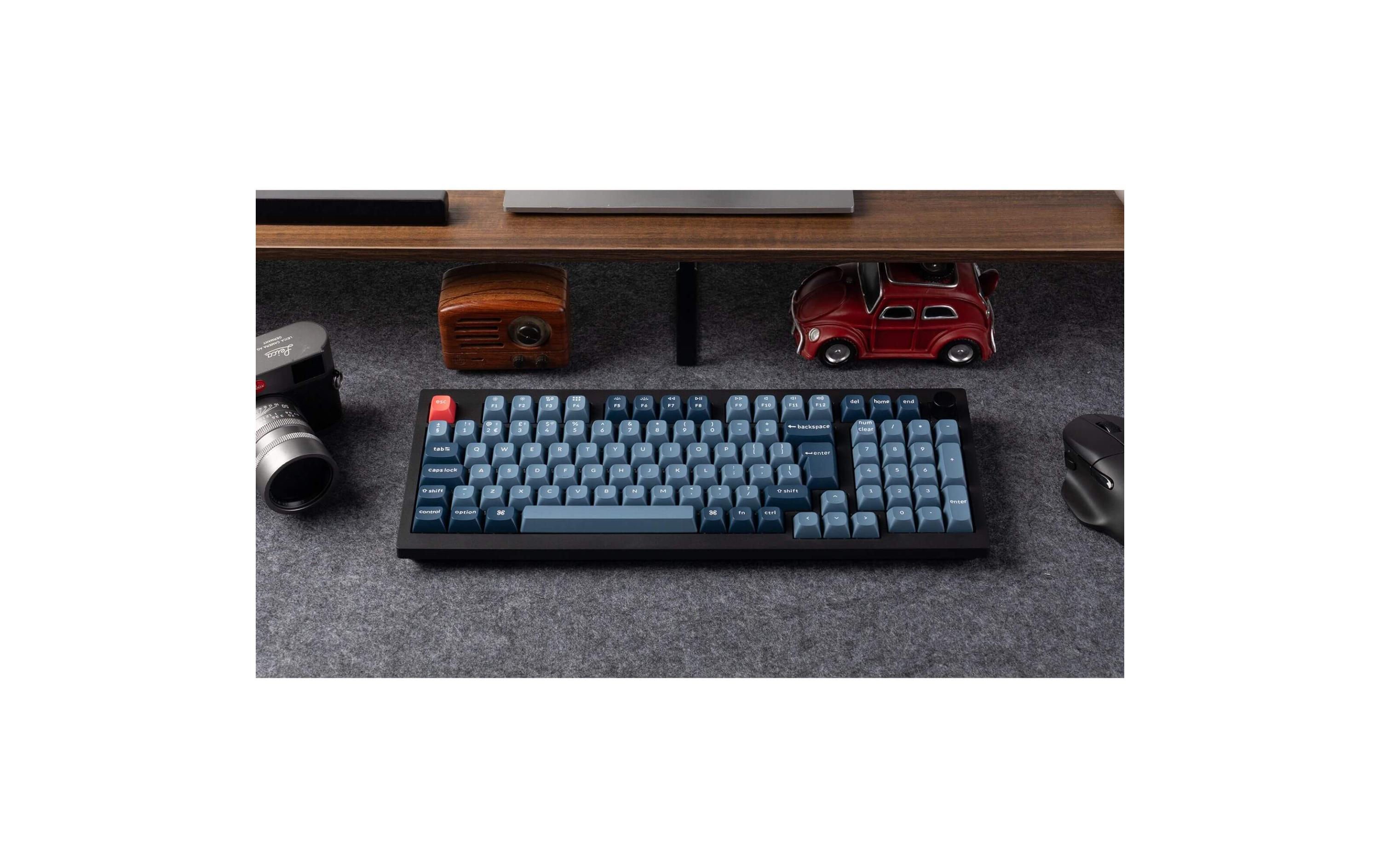 Keychron Gaming-Tastatur V5 Max Black Red Switch