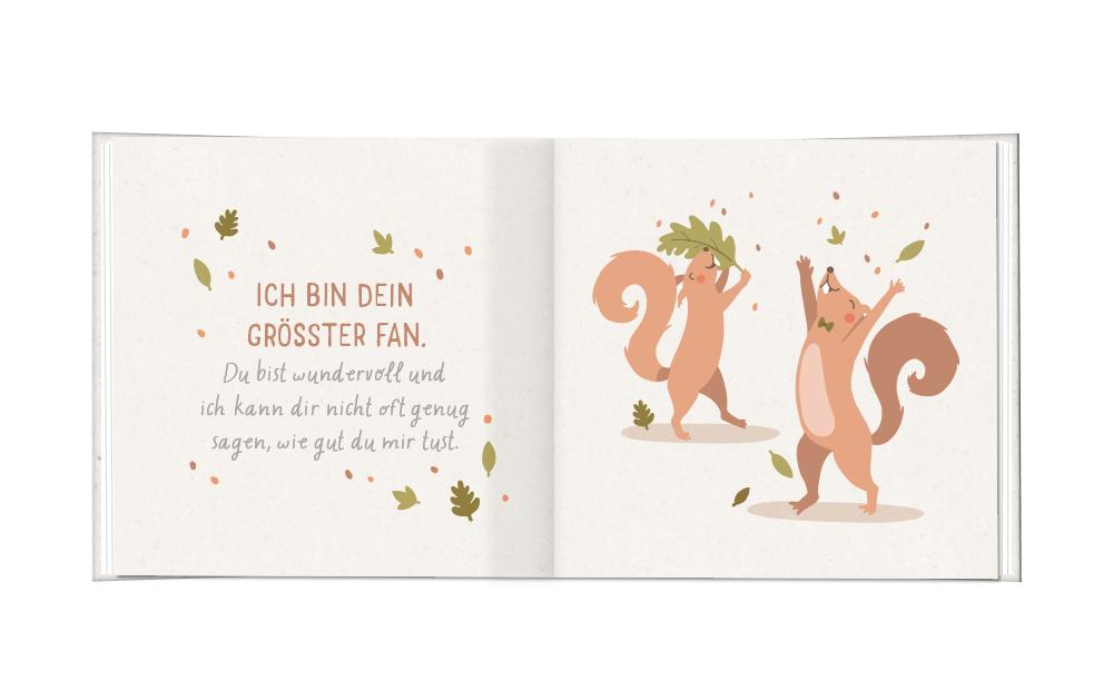 Grafik Werkstatt Minibuch Bin immer für dich da!