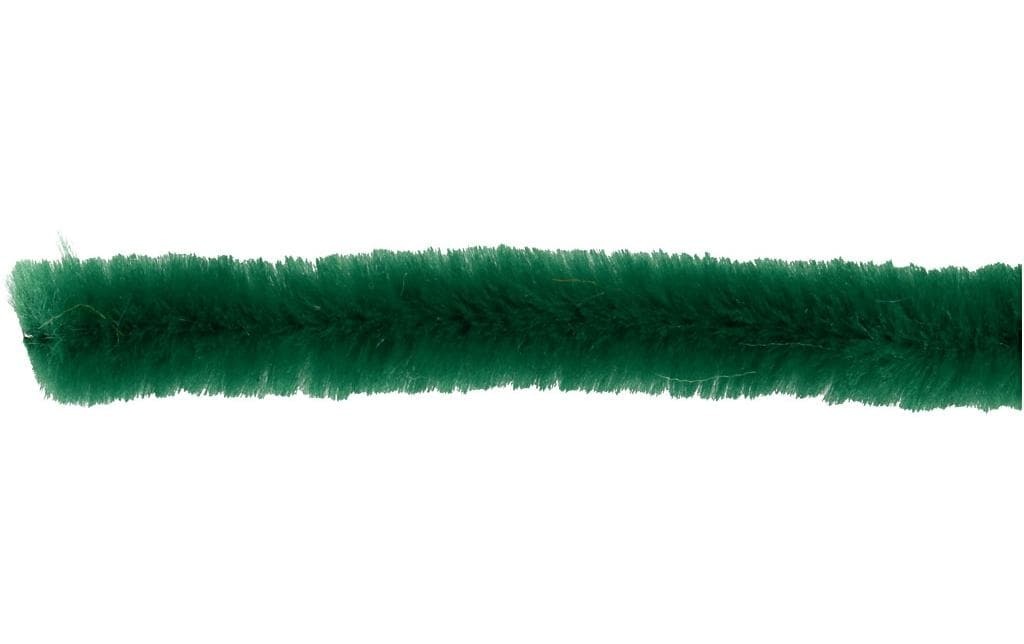 Creativ Company Chenilledraht 15 mm, 15 Stück, Grün