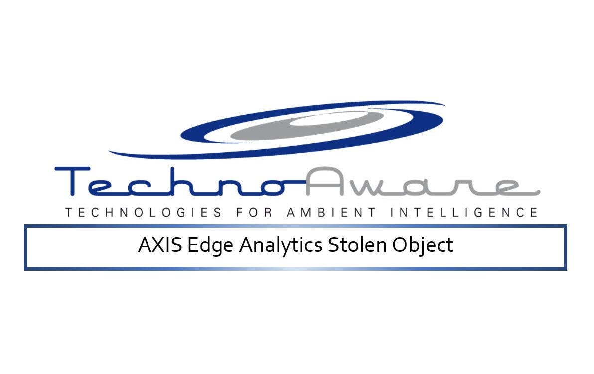 Technoaware Videoanalyse VTrack Stolen Object AXIS Edge