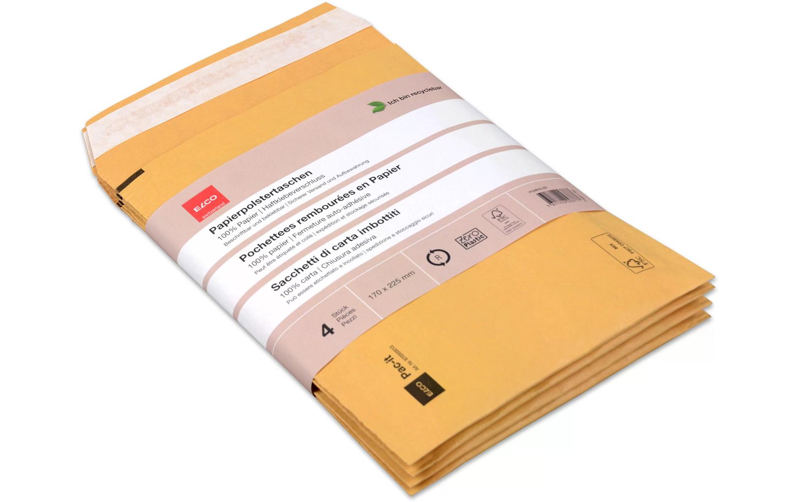 ELCO Versandtasche Zero Plastic 170 x 225 mm, 4 Stück ELCO Versandtasche Zero Plastic 170 x 225 mm, 4 Stück