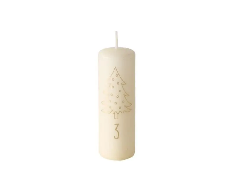 Boltze Weihnachtskerze Advent Gold